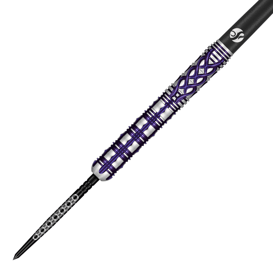 Shot Goths Visara Turbo Point Steel Darts - 23g Das Bild zeigt die Shot Goths Visara Turbo Point Steeldarts mit 23 Gramm Gewicht. Die Steeldarts sind speziell für Präzision und Kontrolle beim Dartspiel entwickelt.
