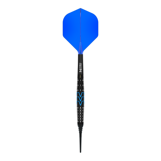 Gezeigt werden Red Dragon Amp Torpedo Softdarts mit 22g Gewicht. Sie zeichnen sich durch ihre spezielle Form und hohe Qualität aus.