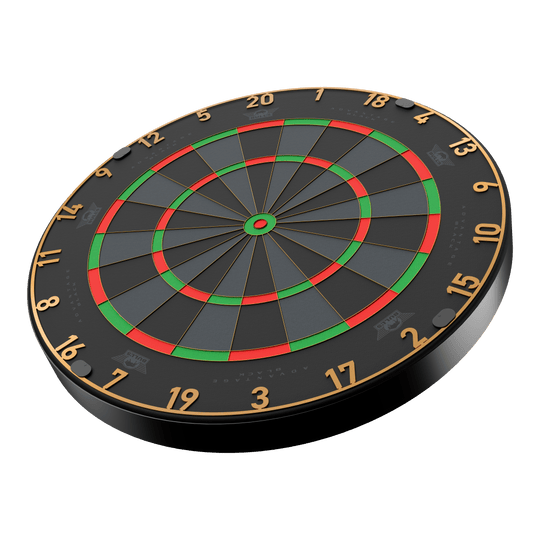 Dieses Bild zeigt das BullsNL Advantage Black Edition Steeldartboard. Es handelt sich um eine zusätzliche Produktdarstellung.