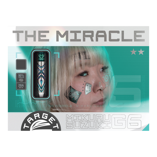 Target Japan Mikuru Suzuki Miracle GEN6 Lite Soft Darts - 19g