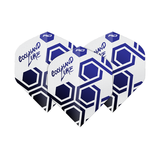 Red Dragon Pro Player Premium Luke Humphries Blue TX5 Premium No2 Standard Flights Dieses Bild zeigt das Set Red Dragon Pro Player Premium Luke Humphries Blue TX5 Premium No2 Standard Flights. Die Flights sind für den professionellen Dartgebrauch konzipiert.