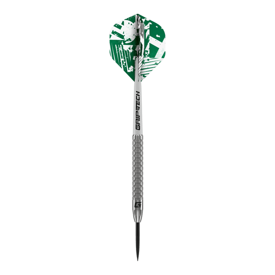 GOAT Fairway V2 Tungsten Steel Darts Ein GOAT Fairway V2 Tungsten Steeldart liegt zentral im Bild. Die Oberfläche ist glänzend.