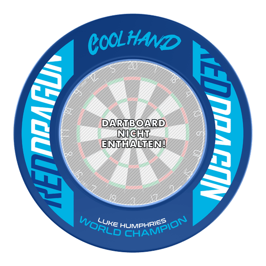 Red Dragon Luke Humphries World Champion Dartboard Surround