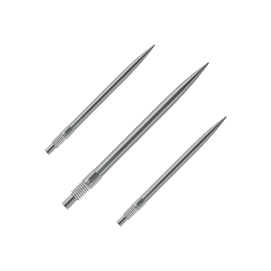 Dargestellt ist wahrscheinlich ein Set silberner Dartspitzen von Harrows, 35mm lang. Die Datei trägt den Namen 'QP23943_Harrows_QuickPoint_Dartspitzen_Silber_35mm_1Set'.