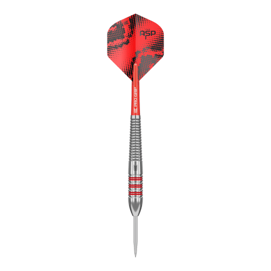 Die Abbildung zeigt Target Nathan Aspinall Brass Steeldarts - 22g. Die Darts bestehen aus Messing und sind für das Steeldartspiel geeignet.