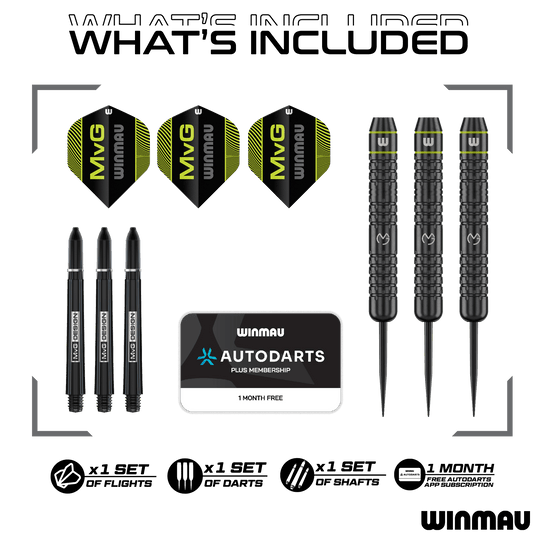Winmau Michael Van Gerwen Core Brass Steeldarts - 21g