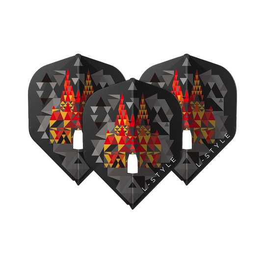 Die L-Style Florian Hempel Signature V2 L1PRO Black Flights sind Dartflights in schwarzem Design. Diese Flights sind ideal für ambitionierte Dartspieler.