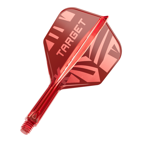 Target K-Flex Red No6 Flights Abgebildet ist ein Target K-Flex Red No6 Flight in 19 mm. Das Produkt ist einzeln zu sehen und farbig.