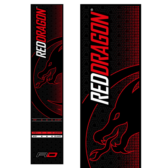 Red Dragon Soft-Feel Dart Mat Dart Carpet 2024