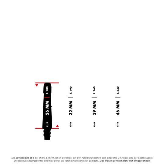 L-L-Style-Shafts Locked Straight - Green