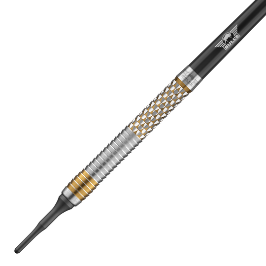 Bulls NL Vintago Shark Softdarts - 18g sind auf dem Bild zu erkennen. Diese Darts sind für den Softdartbereich gemacht.