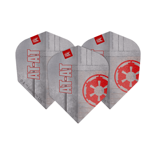 Dies ist ein Target Star Wars Pro Ultra AT-AT No6 Flights Produkt. Es handelt sich um Flight-Flügel für Darts im Star Wars Design.