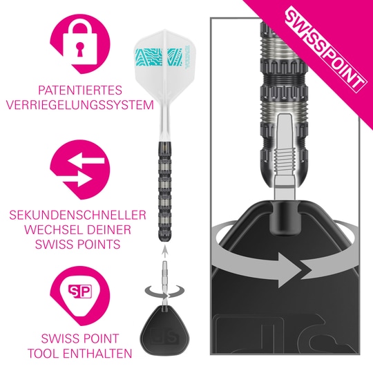 Target Rob Cross 95K Swiss Point Steeldarts