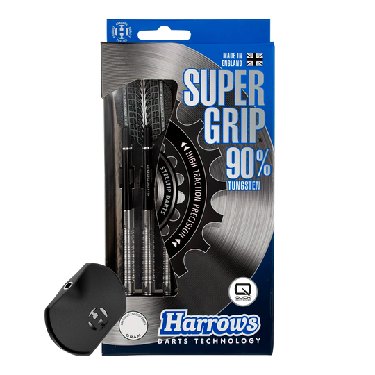 Harrows Supergrip 90 Quick Point Steel Darts