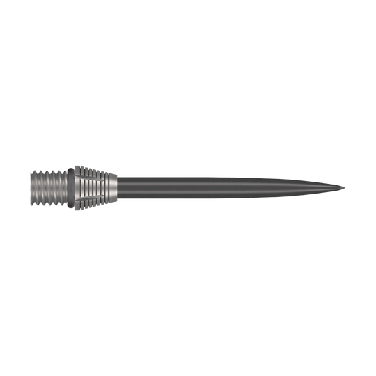 Shot Tactra Conversion Points - 34mm Auf diesem Bild sind die Shot Tactra Conversion Points - 34 mm zu sehen. Diese robusten Spitzen ermöglichen eine einfache Umrüstung für Dartspieler.