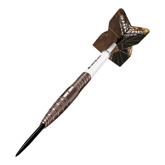 Mission Cam Crabtree V2 95% Tungsten Steel Darts Mission Cam Crabtree V2 95% Tungsten Steeldarts sind auf dem Bild zu sehen. Sie bestehen aus hochwertigem Wolfram und sind speziell für den Dartsport entwickelt.