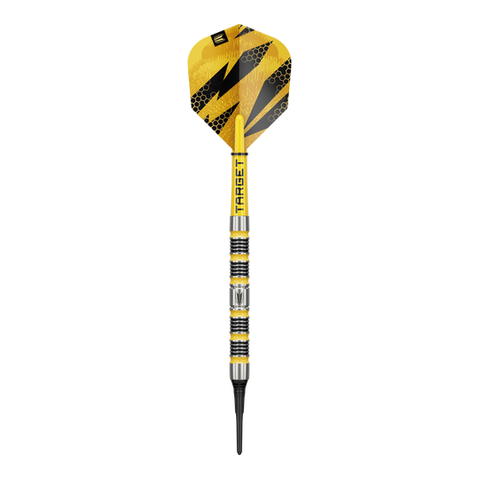 Das Bild zeigt die Target Buzz 11 Softdarts. Die Darts sind modern gestaltet und ideal für Softdart-Fans.