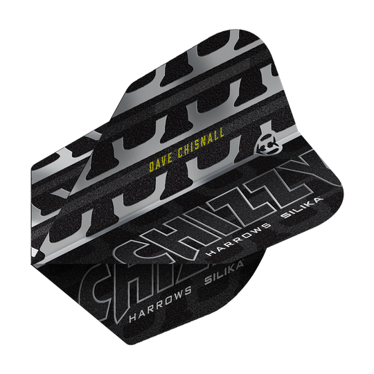 Das Foto zeigt Harrows Dave Chisnall Chizzy Series 4 No6 Flights. Dieses Produkt ist ein Dartzubehör.