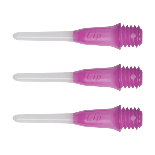 L-Style Two Tone Short Lippoints (Pack of 30) tips Ein Bild mit dem Dateinamen SLIPPTT-PK_L-Style_Two_Tone_Short_Lippoints_Pink_(30er_Pack). Es handelt sich wahrscheinlich um kurze, zweifarbige pinke Lippoints im 30er Pack.