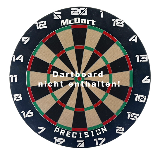 McDart Dartboard Number Rings / Number Ring Cyber Das Bild zeigt ein Objekt mit dem Dateinamen 'Cyber wei Board'. Das Objekt befindet sich auf einem Brett und ist weiß.