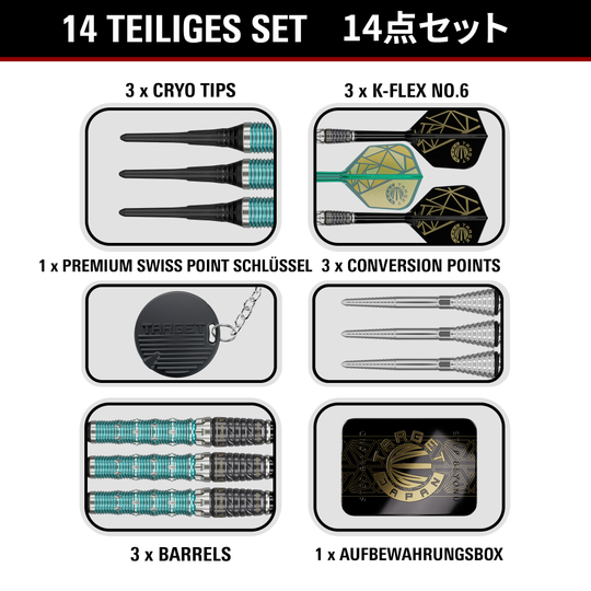 Target Japan The Rising Miracle Combination Limited Edition Softdarts - 21.5g