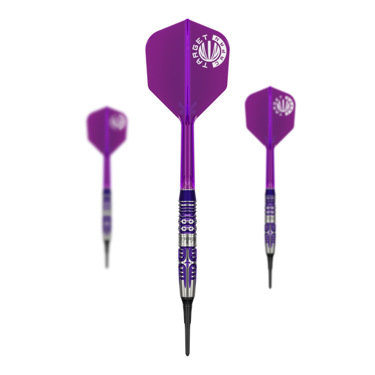 Target Japan Endeavor Kasumi Sato GEN3 Soft Darts - 19g Auf dem Bild sind die Target Japan Endeavour Kasumi Sato GEN3 Softdarts - 19g als Set dargestellt. Dieses Set eignet sich für professionelle Dartspiele.