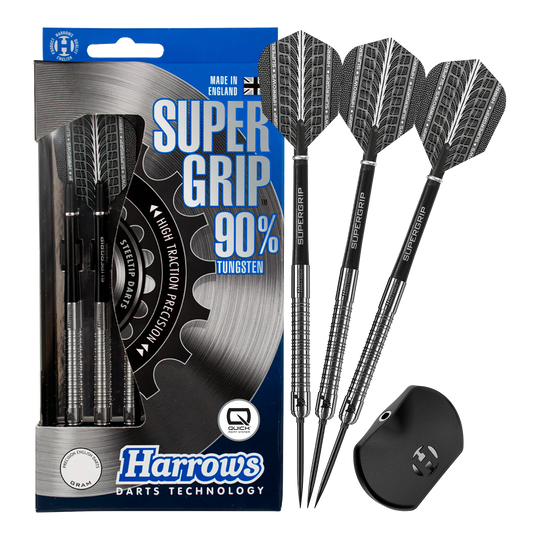 Harrows Supergrip 90 Quick Point Steel Darts Harrows Supergrip 90 Quick Point Steel Darts