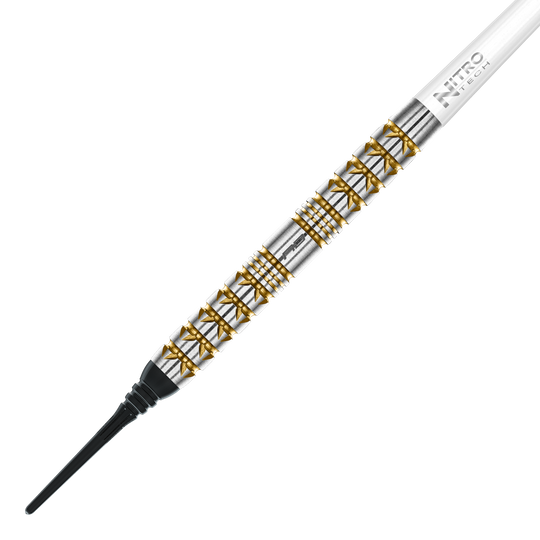 Red Dragon Paradym Gold Parallel Softdarts - 20g Zu sehen sind die Red Dragon Paradym Gold Parallel Softdarts mit 20g Gewicht. Die Darts haben eine goldene Optik und ein stilvolles Aussehen.