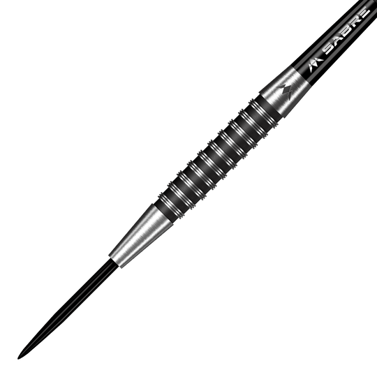 Mission Kunai Black PVD Steel Darts - 23g Das Bild zeigt Mission Kunai Black PVD Steeldarts - 23g. Diese hochwertigen Steeldarts haben ein modernes schwarzes Design.