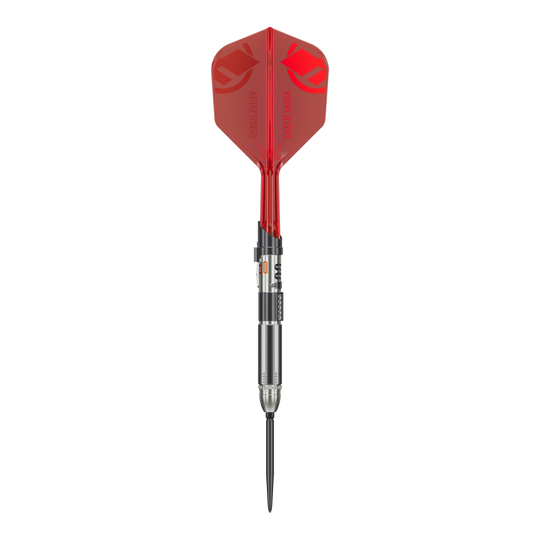 Zu sehen sind die Target Star Wars Darth Vader Light Saber Limited Edition Steeldarts - 24g. Diese Sonderedition präsentiert Dartpfeile im Design von Star Wars.