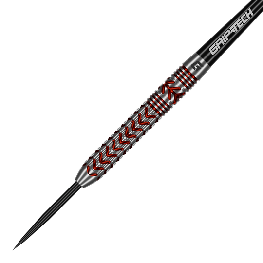 GOAT Curveball Steel Darts Hier sieht man die GOAT Curveball Steeldarts. Das Produkt ist aus nächster Nähe fotografiert.