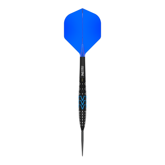 Das Bild zeigt die Red Dragon AMP Torpedo Switch Point Steeldarts. Dies sind hochwertige Steeldarts mit spezieller Torpedo-Form.