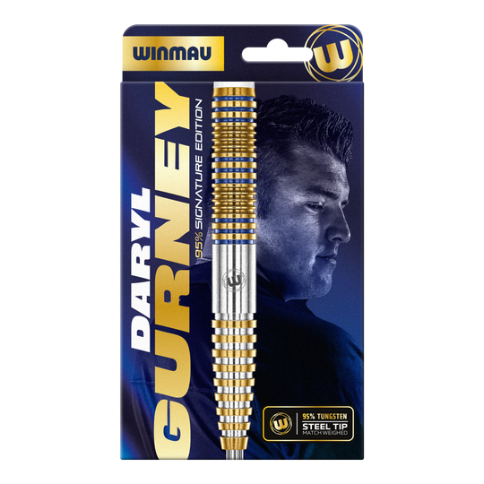 Winmau Daryl Gurney Signature Edition Steeldarts - 23g Dieses Bild zeigt die Winmau Daryl Gurney Signature Edition Steeldarts - 23g in einer anderen Ansicht. Die Darts bieten Präzision und Haltbarkeit.