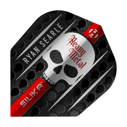 Harrows Silica Ryan Searle Series 3 No6 Flights Dies ist ein Bild von Harrows Silika Ryan Searle Series 3 No6 Flights. Das Produkt zeigt spezielle Dart-Flights aus einer limitierten Serie.