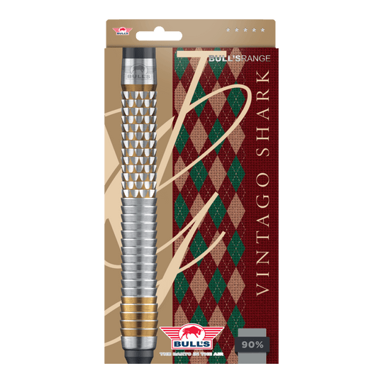 Bulls NL Vintage Shark Soft Darts - 18g Hier sieht man die Bulls NL Vintago Shark Softdarts - 18g. Sie sind ideal für Softdartspieler geeignet.