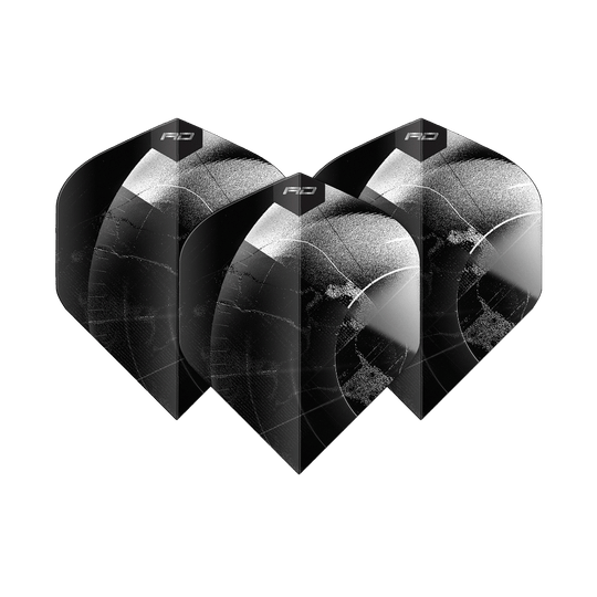 Auf diesem Bild sieht man das Set der Red Dragon Hardcore Premium Recon Premium No2 Standard Flights. Sie sorgen für eine optimale Flugbahn beim Spielen.