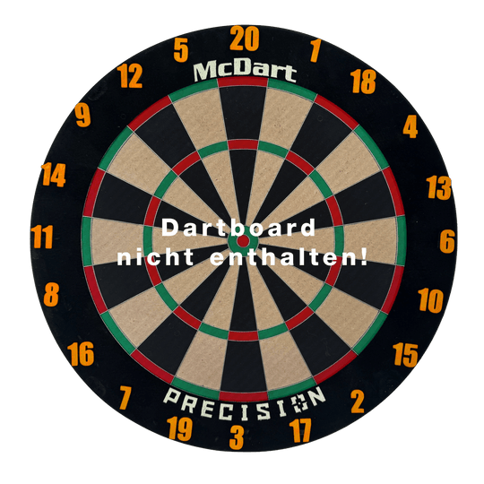 McDart Dartboard Number Rings / Number Ring Classic Ein Bild zeigt ein Classic Orange Board. Die Oberfläche ist orange und rechteckig.
