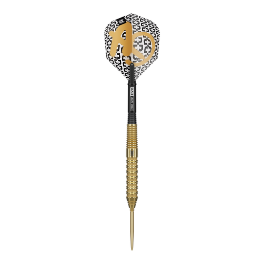 Target Bolide Envy 02 Swiss Point steel darts Target Bolide Envy 02 Swiss Point Steeldarts sind professionelle Steeldarts. Das Bild zeigt das Design und die Details dieses Dart-Produkts.