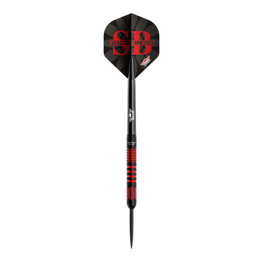 Bulls NL Stefan Bellmont 90 steel darts - 23g Diese Abbildung zeigt die Bulls NL Stefan Bellmont 90 Steeldarts 23g. Die Steeldarts zeichnen sich durch ihr stilvolles Design und hohe Qualität aus.