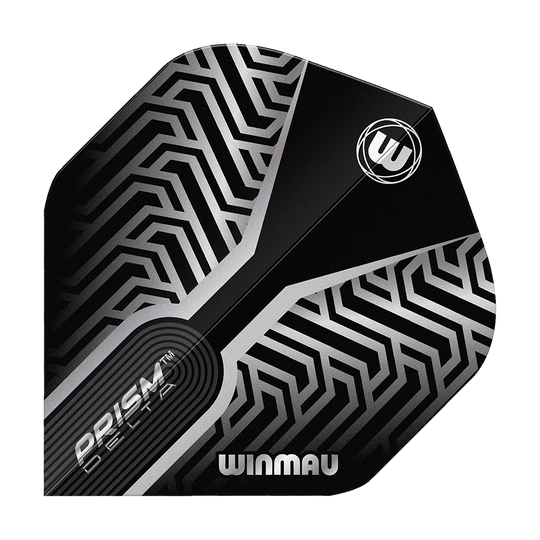 Winmau Prism Delta Silver No2 Standard Flights Das Bild zeigt die Winmau Prism Delta Silver No2 Standard Flights. Diese Flights sind für den Einsatz an Dartpfeilen geeignet.