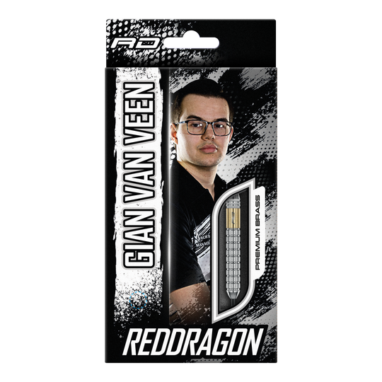 Red Dragon Gian Van Veen Brass Steeldarts - 21 g