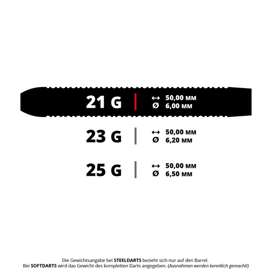 Mission Kaleidos Steeldarts Hier sieht man einen Steeldart mit dem Dateinamen M002134_Mission_Kaleidos_Steeldarts_5_21g. Das Produkt wird anschaulich präsentiert.