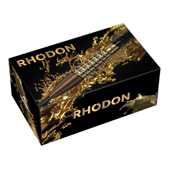 Hier ist das Produkt Mission Rhodon Steeldarts - 23g abgebildet. Die Steeldarts eignen sich ideal für Wettkämpfe und Training.