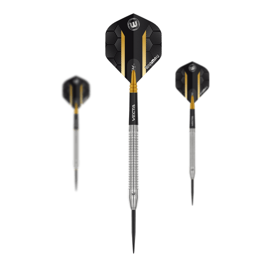 Winmau Team 360 Jack Nankervis steel darts - 24g Dies ist ein Set der Winmau Team 360 Jack Nankervis Steeldarts - 24g. Die Abbildung zeigt das komplette Dart-Set.