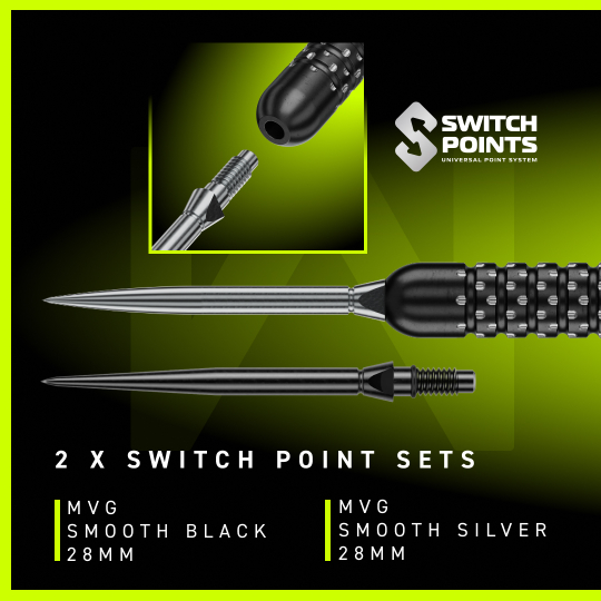 Winmau Michael Van Gerwen W-MAX Switch Point steel darts