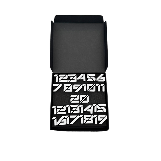 McDart Dartboard Number Rings / Number Ring Cyber Dies ist eine Abbildung mit dem Namen 'Cyber Wei Box'. Die Box ist vermutlich Teil einer Produktverpackung.