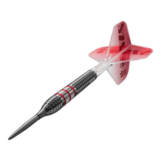 Abgebildet ist der Target Nathan Aspinall 95K Swiss Point Steeldarts. Der Dart hat ein elegantes Design, ideal für präzises Werfen.