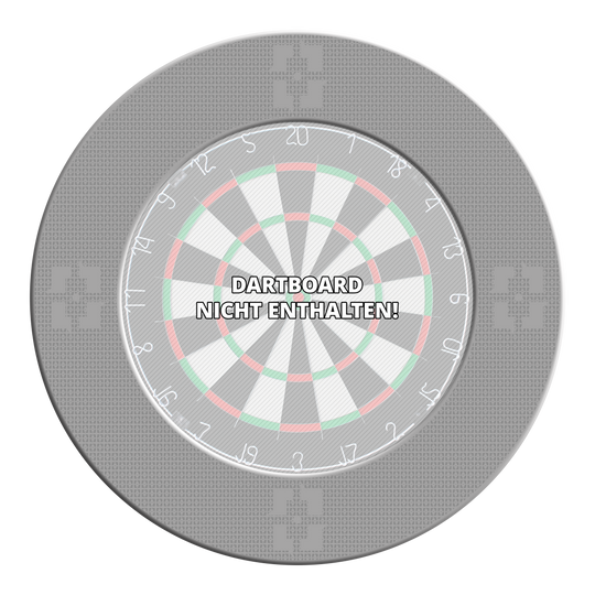 Dieses Bild zeigt das Produkt MSF-K3_McDart_Precision_Nano_Dartboard_Surround_Grau_3. Es handelt sich um ein Dartzubehör in grauer Farbe.