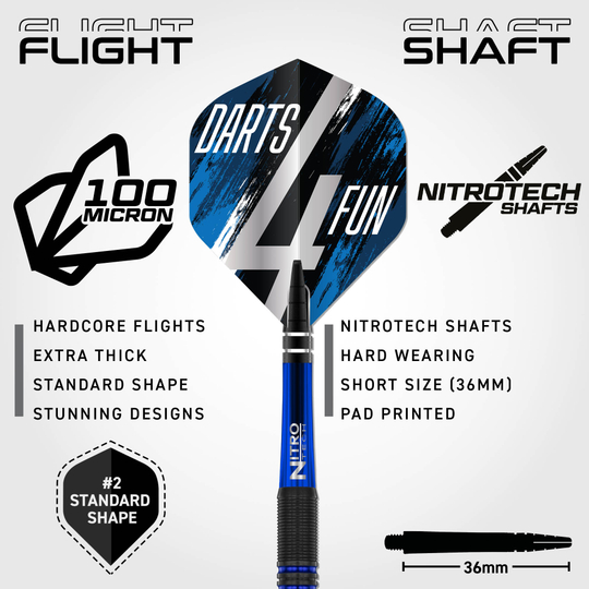 Dieses Bild zeigt Red Dragon David Williams V1 Steeldarts - 23g. Sie eignen sich perfekt für professionelle Dartspieler.