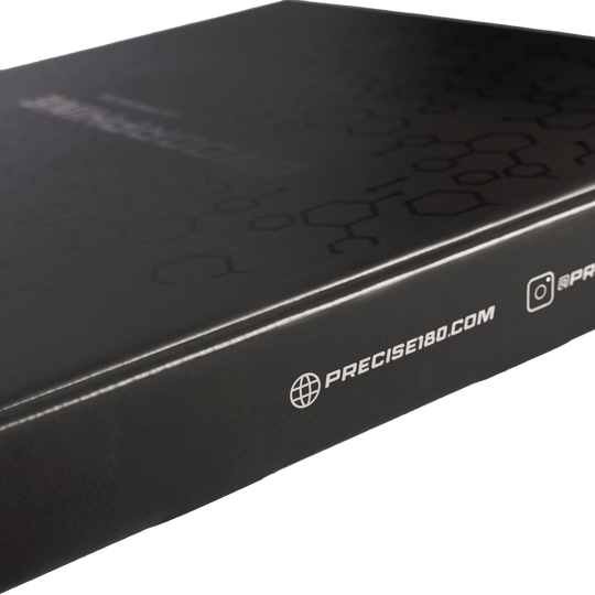 Precise 180 Endorphine steel dartboard with number ring - Inferno Red Abgebildet ist das Precise 180 Endorphine Steeldartboard mit Nummernring in Inferno Red. Das Dartboard ist robust und für ein präzises Spielerlebnis konzipiert.